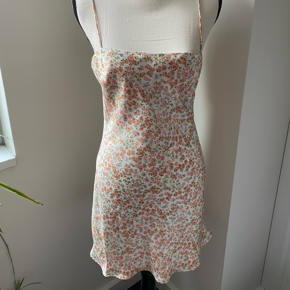 Urban Outfitters Dress Forum Floral Slip Mini Dress